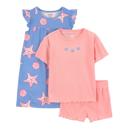Carter's Child of Mine Toddler Pajama Set, 3-Piece Now $9.00
