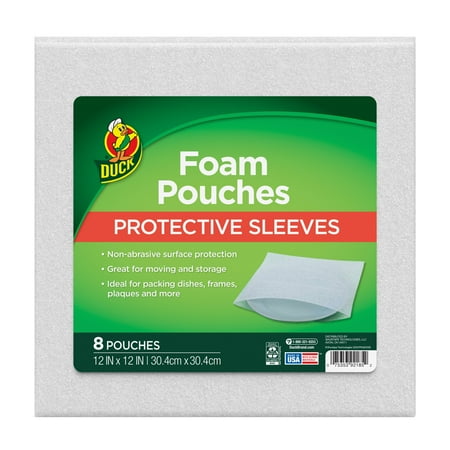 Duck Foam Pouches, White, 8 pack Now $7.48