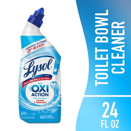 Lysol Hydrogen Peroxide Toilet Bowl Cleaner Gel, Cool Spring Breeze, 24 fl oz Now $4.65