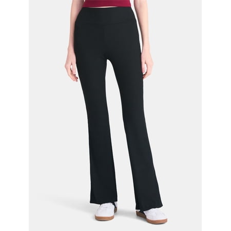No Boundaries Ribbed Flare Pants, Women's XS-XXL Now $7.18