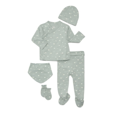 Bliss by Garanimals Baby Layette Pajama, 5-Piece Set Now $6.15
