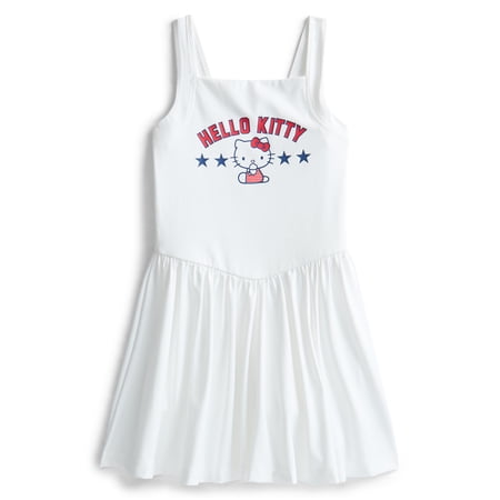 Hello Kitty Girls Active Sleeveless Dress with Built-In Shorts Now $8.63