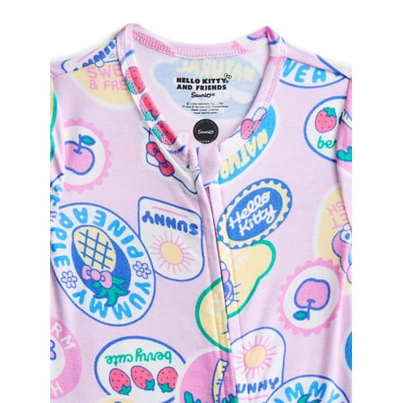 Hello Kitty Baby Girls Printed Viscose Romper Shortie Now $6.04