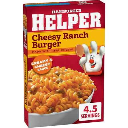 Hamburger Helper Cheesy Ranch Burger, 5.5 oz Box Now $1.78