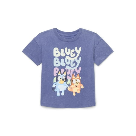 Bluey Toddler Graphic Crewneck Tee with Short Sleeves Now $5.98