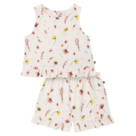 Modern Moments by Gerber Toddler Girl Tank Outfit Set, 2-Piece, Sizes 12 Now $10.00 at Walmart
