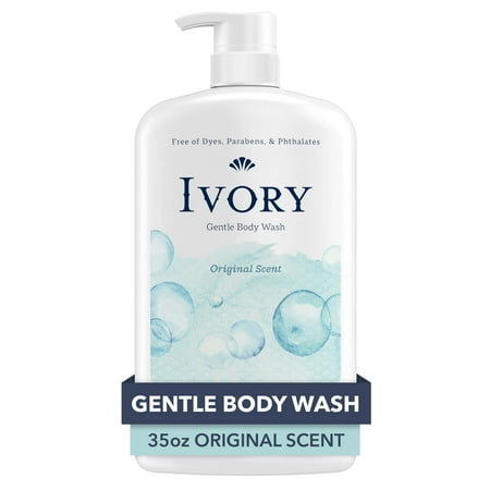 Ivory Body Wash, Mild and Gentle Original Scent, 35 fl oz Now $6.97