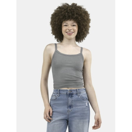 No Boundaries Ribbed Cami Top, Women's XXS-XXL Now $4.98