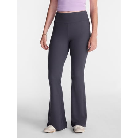 No Boundaries Ribbed Flare Pants, 32" Inseam, Women's XS-XXL Now $8.98