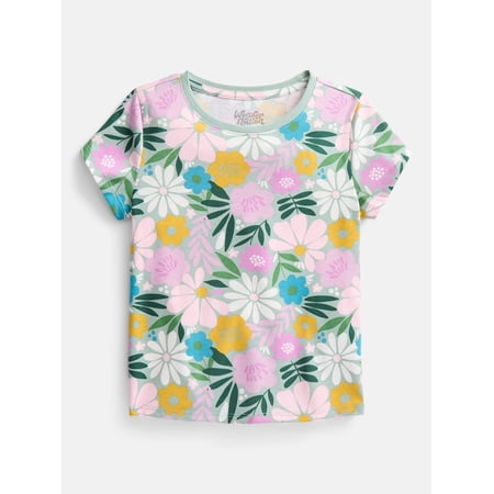 Wonder Nation Girls Kid Tough Tee with Short Sleeves, & Now $3.98