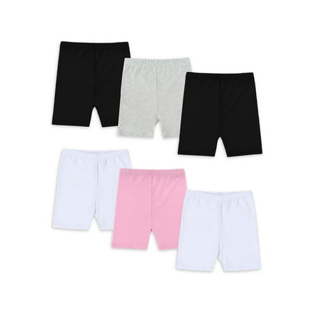Wonder Nation Toddler Girl Play Shorts, 6-Pack Now $9.98