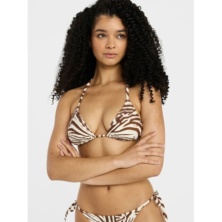 No Boundaries Triangle Bikini Top, Women’s XXS-XXL Now $6.16