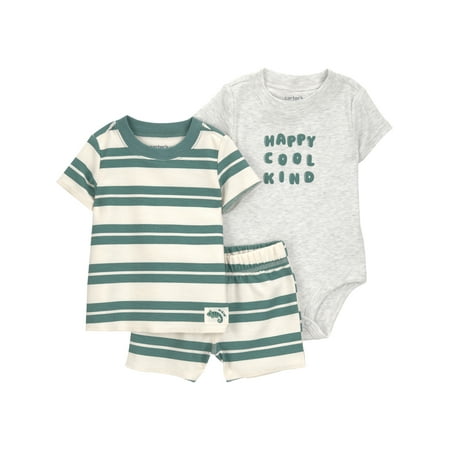 Carter's Child of Mine Baby Boy Outfit Set, 3-Piece, Sizes 0/3-24 Months Now $9.00