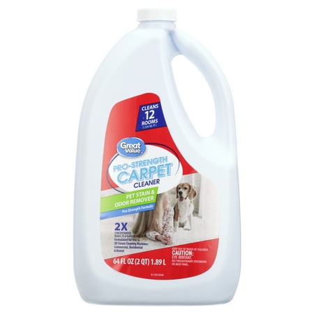 Great Value Pet Stain Pro-Strength Odor Remover, 64 fl oz Now $4.57
