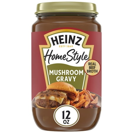 Heinz HomeStyle Mushroom Gravy, 12 oz Jar Now $3.14