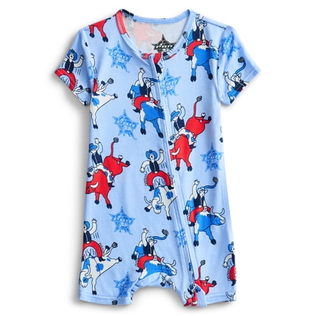 Professional Bull Rider Baby Boys Cozy and Comfortable Patriotic Americana Shortie Now $5.00
