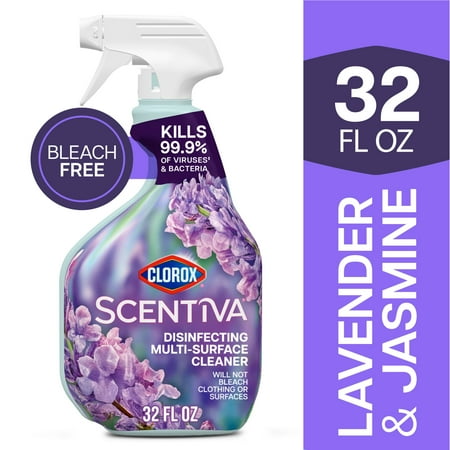 Clorox Scentiva Multi Surface Cleaner Spray, Lavender & Jasmine, 32 fl oz Now $4.28