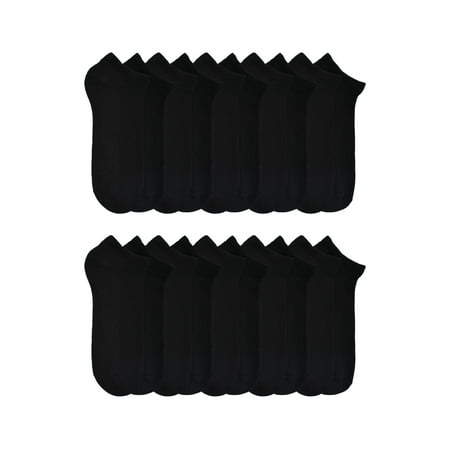 Wonder Nation Boys Cushioned No Show Socks, 10 Pack, Sizes S - L Now $6.98
