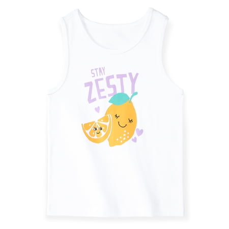 Garanimals Newborn, Baby & Toddler Girl Cotton Graphic Tank Top Now $2.79
