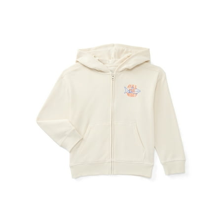 Wonder Nation Little Boys Graphic Zip Hoodie
