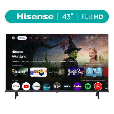 Hisense 43 inch Full HD Smart Google TV - FHD Resolution, DTS Virtual:X, AI Sports Now $128.00