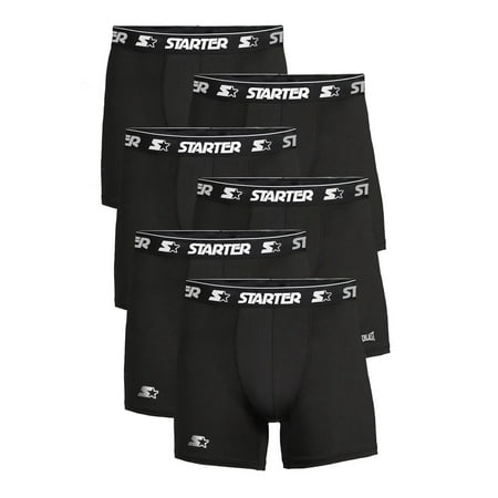 Starter Men’s and Big Men’s Active Performance Boxer Briefs, 6-Pack Now $10.00