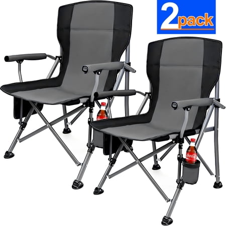 Camping Chairs for Adults, Portable Folding Lawn Chairs for Outdoor, Set of 2 Now $89.99