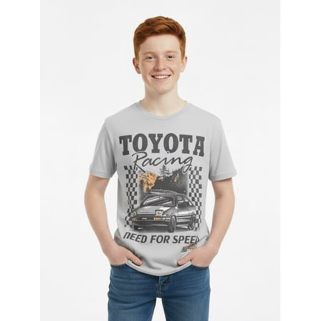 Toyota Boys' & Big Boys' Graphic Tee with Short Sleeves Now $4.50