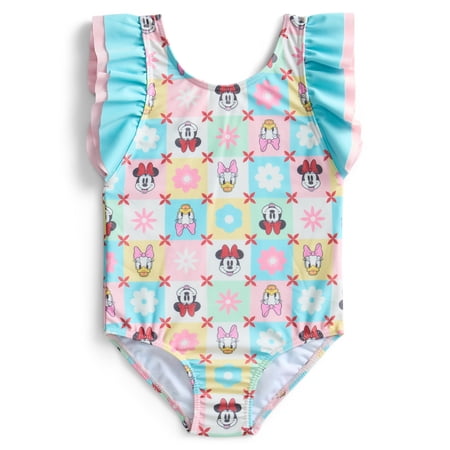 Character Toddler Girl One- Piece Swimsuit Now $9.99