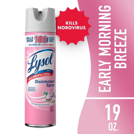 Lysol Disinfectant Spray, Sanitizing and Antibacterial Spray, Deodorizer, Early Morning