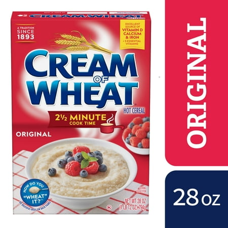Cream of Wheat 2.5 Minute Hot Cereal, Original Flavor, Kosher, Shelf-Stable, 28 oz Now $4.82