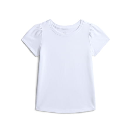 Wonder Nation Toddler Girls Tee with Short Sleeves Now $3.48