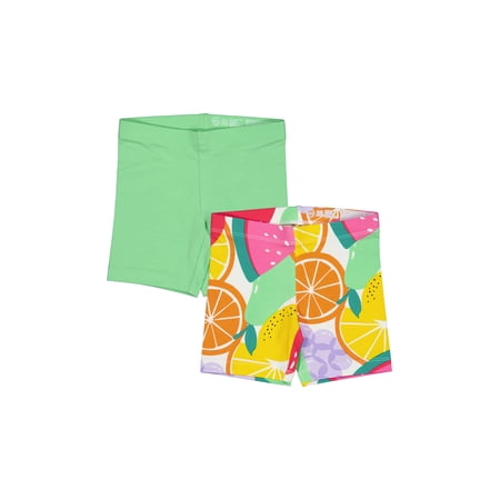 Wonder Nation Girls Bike Short, 2-Pack, & Now $5.48