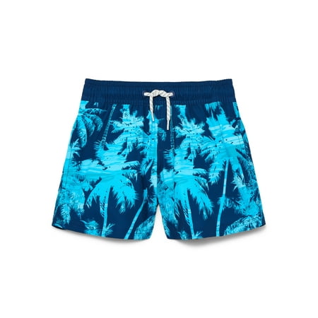 Wonder Nation Boys Quick Dry Stretch Swim Trunks with UPF50, & Husky Now $9.00