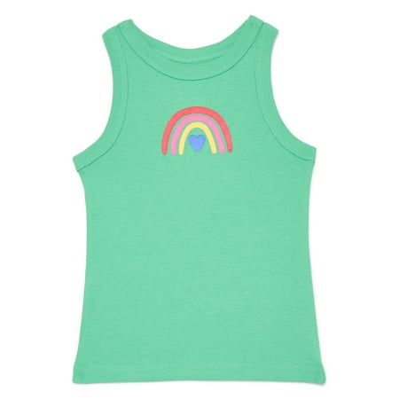 Wonder Nation Toddler Girls Ribbed Tank Top Now $2.48