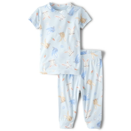 The Children's Place Baby & Toddler Boys Short Sleeve Snug Fit Easter PJs Now $7.47