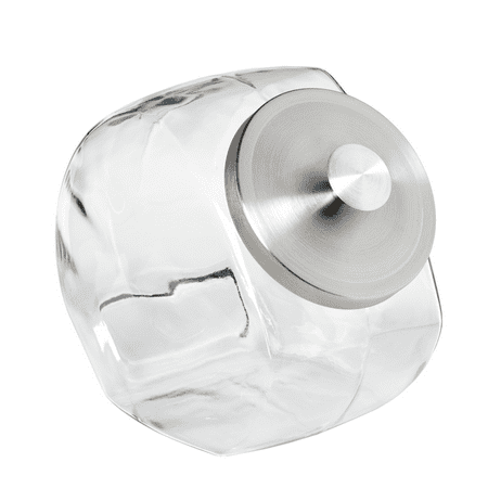 Anchor Hocking Silver Glass with Lid Penny Candy Glass Jar, A Practical Choice for Pantry