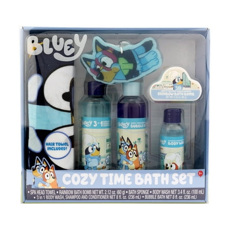 Bluey Cozy Time Bath Set, 6 Pieces Now $7.50