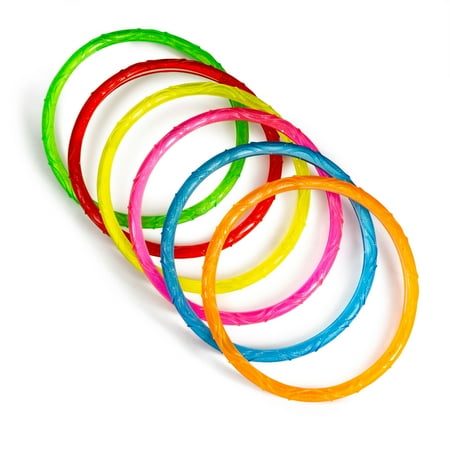 Play Day Sparkly Pool Ring Diving Set for Children, Multi-Color, 6 Rings Now $4.47