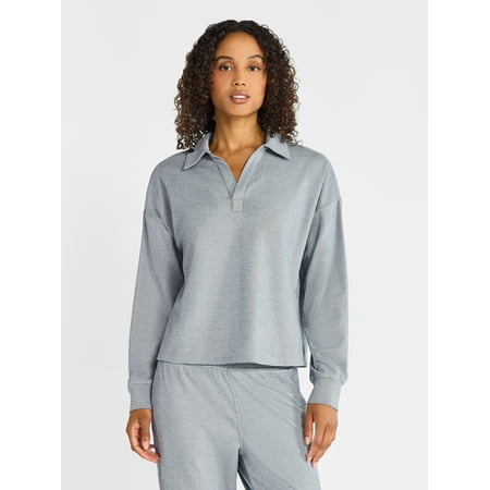Athletic Works Women's Bi-Color Top with Long Sleeves Now $4.18