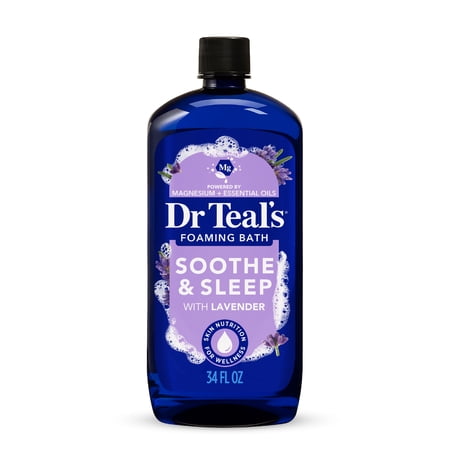 Dr Teal's Soothe & Sleep Foaming Bath with Pure Epsom Salt & Lavender Essential Oil Now $5.87