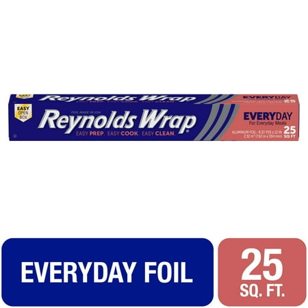 Reynolds Wrap Everyday Strength Aluminum Foil Roll, 12 inches Wide, 25 Total Sq. Ft Now $2.23