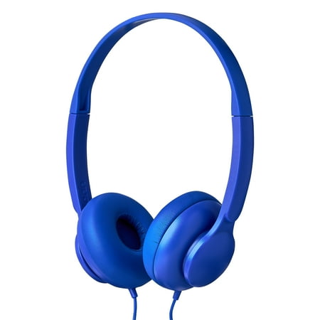 onn On-Ear Headphones, Blue Now $6.00