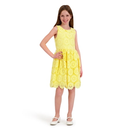 Kensie Girl Sleeveless Lace Fit and Flare Dress Now $5.39