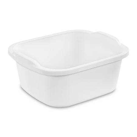 Sterilite 12 Qt. Dishpan, Multi-Purpose Plastic Wash Tub, Kitchen, Sink, White Now $3.98