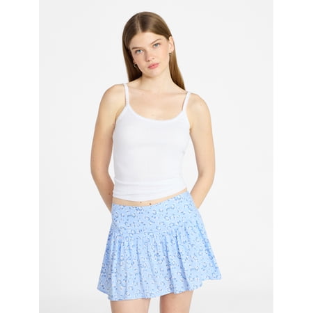 No Boundaries Pointelle Tank Top, Women's XXS-XXL Now $3.59