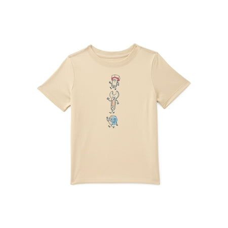 Wonder Nation Toddler Boys' Graphic Tee with Short Sleeves Now $3.48