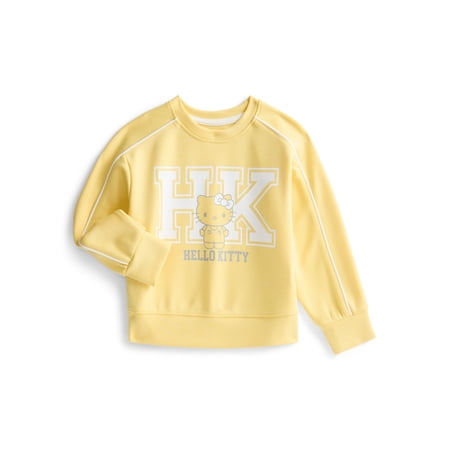 Hello Kitty Toddler & Big Girls Active Graphic Sweatshirt with Long Sleeves