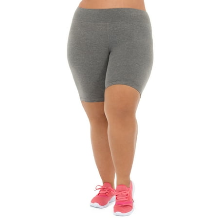 Athletic Works Women's Plus Size Core Active Dri-Works Bike Shorts Now $9.96