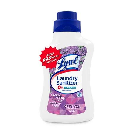 Lysol Laundry Sanitizer Additive, Sanitizing Liquids for Clothes and Linens, Lavender, 41